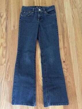 LEI Girls Blue Low Rise Bootcut Jeans Size 12S Chelsea